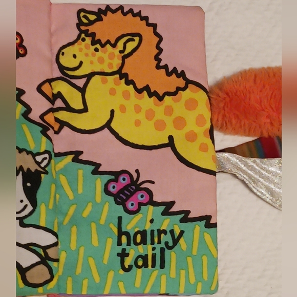 Jelly cat tails baby plush book - Picture 3 of 5
